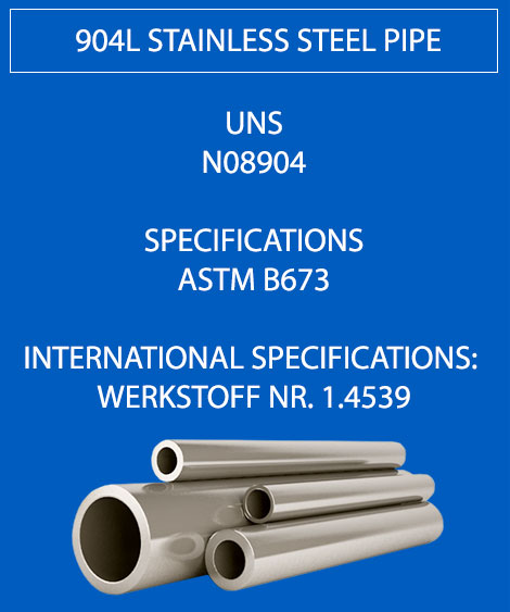 904L Stainless Steel Pipe