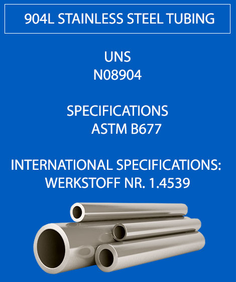 904L Stainless Steel Tubing