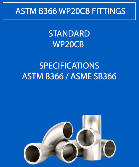 ASTM B366 WP20CB Fittings