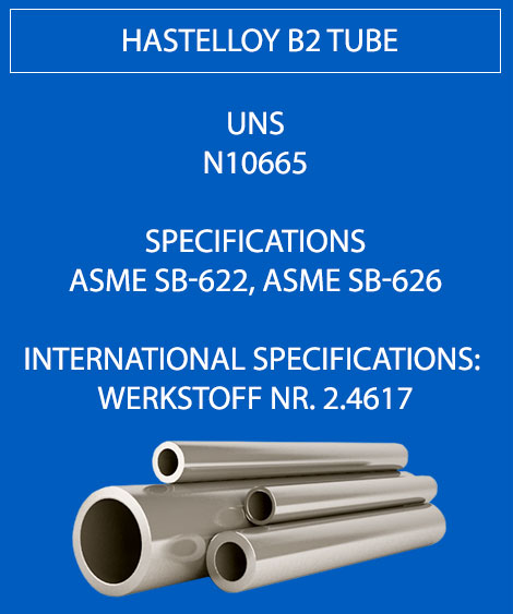 Hastelloy B2 tube
