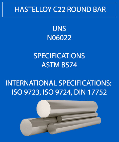 Hastelloy C22 Round Bar
