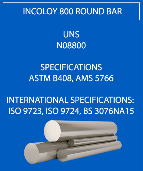 Incoloy 800 Round Bar