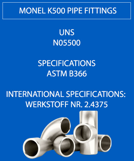 Monel K500 Pipe Fittings