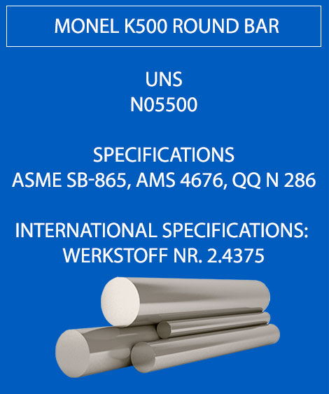 Monel K500 Round Bar