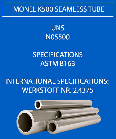 Monel K500 seamless tube