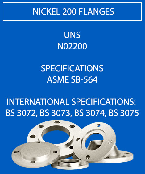 Nickel 200 Flanges