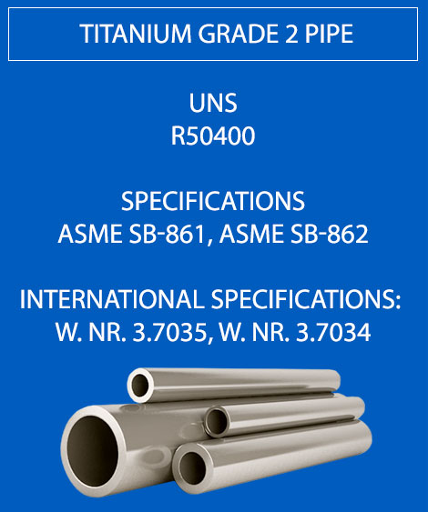 Titanium Grade 2 Pipe