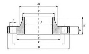 Approximate Masses & Dimensions of ASME B16.5 ASME SB564 Flange